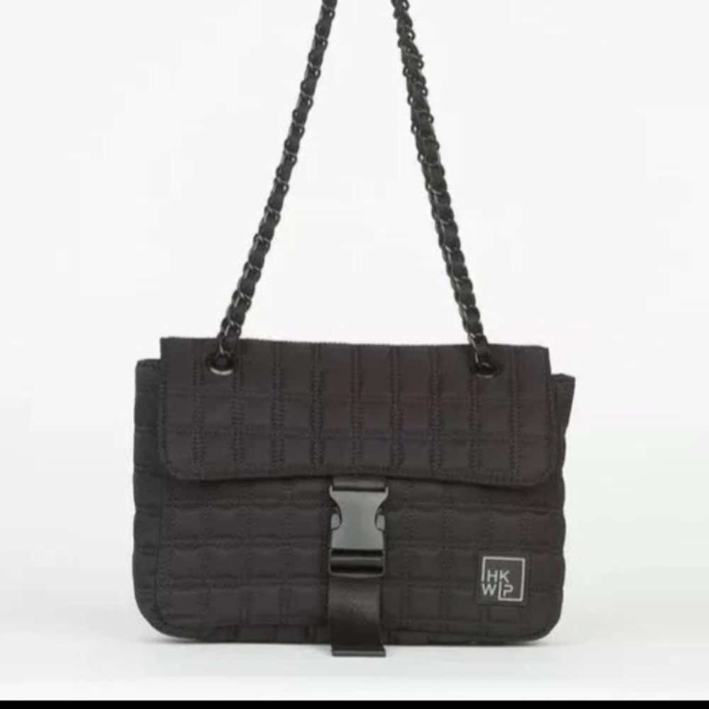 🔥HKWIP Olive Quilted Crossbody Bag. NWOT